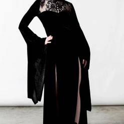KILLSTAR DAWN MAXI DRESS BLACK