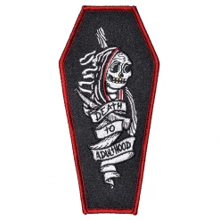 OXFORD PENNANT DEATH TO ADULTHOOD EMBROIDERED PATCH