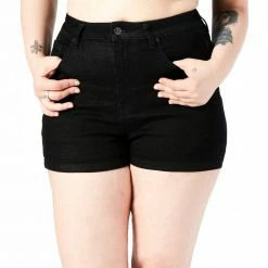 SOURPUSS ESSENTIAL DENIM SHORTS