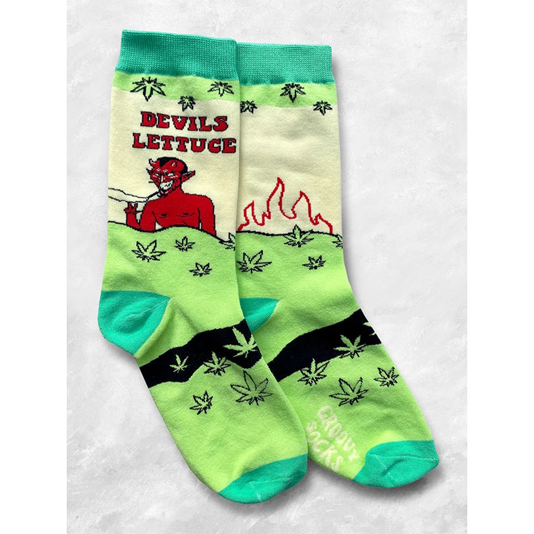 Best reviews of โ๏ธ Groovy Things Co. GROOVY THINGS CO DEVIL'S LETTUCE ๐ฉ WOMENS CREW ๐งฆ SOCKS โจ 3 Groovy Things Co. GROOVY THINGS CO DEVIL'S LETTUCE WOMENS CREW SOCKS