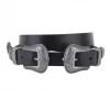 None CALAMITY DOUBLE BUCKLE BELT