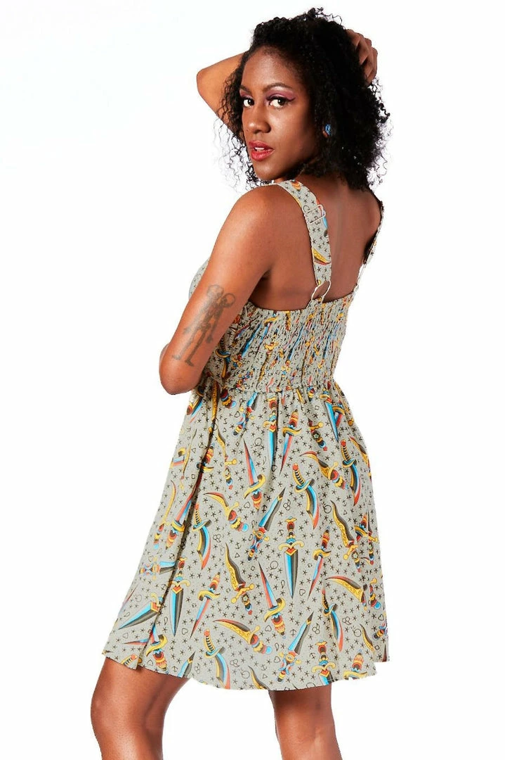 Buy 🎉 SOURPUSS DAGGERS GAUZY 👗 DRESS 🥰 7 SOURPUSS DAGGERS GAUZY DRESS