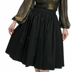 Bettie Page Clothing Shop Sour+Plus BETTIE PAGE ELLIE SKIRT BLACK