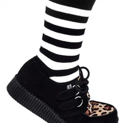 T.U.K. VIVA II LOW CREEPER BLACK/LEO