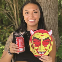 RETRO A GO GO FUN HOUSE DEVIL METAL SIGN