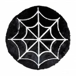 SOURPUSS FURRY SPIDERWEB PILLOW
