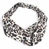 None GIGI LEOPARD PRINT KNOT STRETCH HEADBAND Ghouls Just Wanna Have Sun