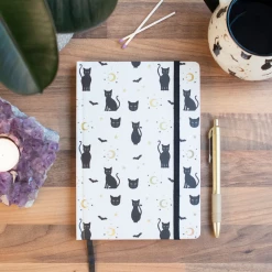 None Homewares GOTHICAT NOTEBOOK