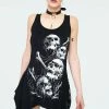 JAWBREAKER GRAVEYARD SKULLS MESH-BACK TANK TOP Apparel