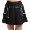 Tripp NYC Shop Sour+Plus TRIPP BLACK HARNESS CHAIN SKIRT