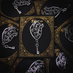 Accessories ECTOGASM GOTHIC ANATOMICAL HEART ENAMEL PIN