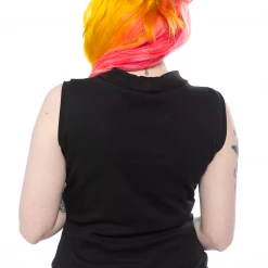 Back In Stock HEART OF HAUTE TRIXIE TOP BLACK