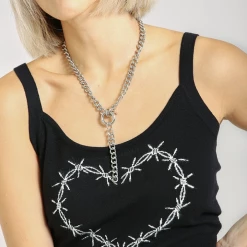 Best Pirce 🤩 Shop Sour+Plus HELL BUNNY HEATHER TOP 👏 8 Shop Sour+Plus HELL BUNNY HEATHER TOP