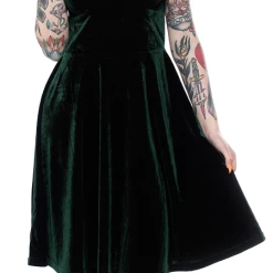HELL BUNNY NEW JOANNE DRESS GREEN Shop Sour+Plus