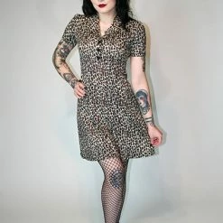SOURPUSS LEOPARD ROSIE DRESS