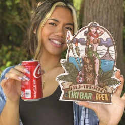 RETRO A GO GO HULA TIME HONEY METAL SIGN Homewares