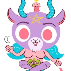 JELLYKOE BAPHOMET PRINT