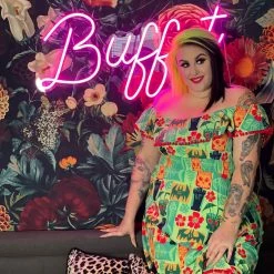 Ghouls Just Wanna Have Sun SOURPUSS KREEP A TIKI FIESTA MAXI DRESS