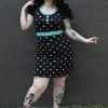 Neon Dreams SOURPUSS MULTI SKULLS BEKI DRESS