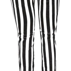 Tripp NYC TRIPP BLK/WHT STRIPED HIGH WAIST PANTS