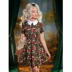 KATAKOMB JANE DRESS DARK FLORAL