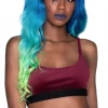 KILLSTAR JUST CROPPED UP BRALET BURGUNDY Shop Sour+Plus