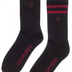 KUSTOM KREEPS STRAIGHT RAZOR EMBROIDERED GUYS SOCKS Accessories