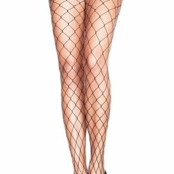 None Accessories BLACK FENCE NET STOCKINGS