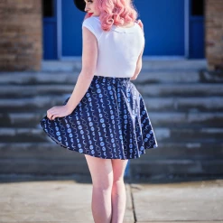 RETROLICIOUS LET'S PHASE IT SKATER SKIRT Shop Sour+Plus