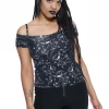 KILLSTAR LULU BARDOT TOP Shop Sour+Plus
