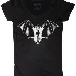 LUCKY 13 VAMPY SCOOP NECK TEE