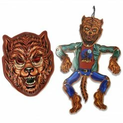 Homewares RETRO A GO GO MAN WOLF MINI MONSTER