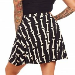 SOURPUSS MISS BONES SKATER SKIRT Shop Sour+Plus