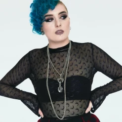 JAWBREAKER MOONSTRUCK MESH TOP Back In Stock