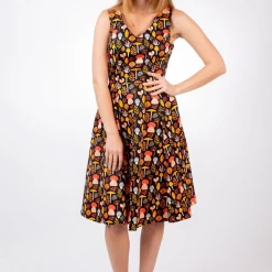 EVA ROSE MUSHROOMS MID DRESS
