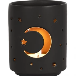 None MYSTICAL MOON TEALIGHT HOLDER Back In Stock