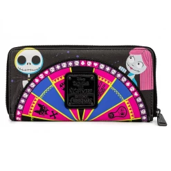 Accessories LOUNGEFLY DISNEY NIGHTMARE BEFORE CHRISTMAS OOGIE BOOGIE WHEEL ZIP WALLET
