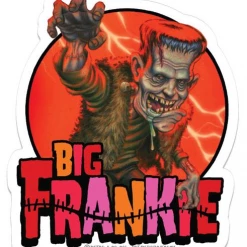 RETRO A GO GO P'GOSH BIG FRANKIE VINYL STICKER