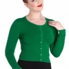Shop Sour+Plus HELL BUNNY PALOMA CARDIGAN GREEN