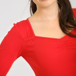 Top 10 🛒 Shop Sour+Plus HELL BUNNY PHILIPPA TOP RED 😉 6 Shop Sour+Plus HELL BUNNY PHILIPPA TOP RED