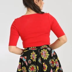 Top 10 🛒 Shop Sour+Plus HELL BUNNY PHILIPPA TOP RED 😉 7 Shop Sour+Plus HELL BUNNY PHILIPPA TOP RED