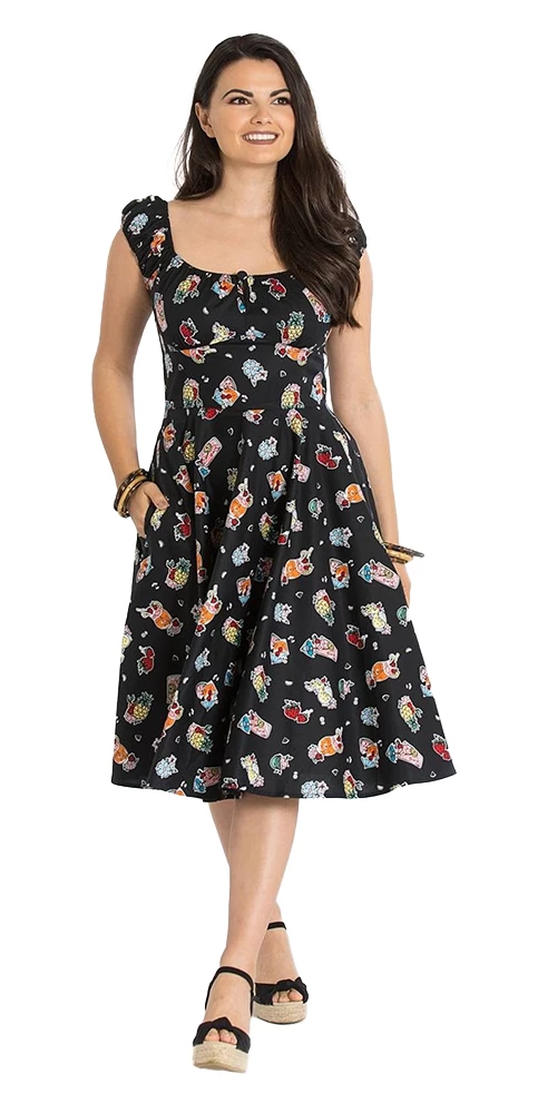 Cheap โ HELL BUNNY PINA COLADA ๐ DRESS Shop Sour+Plus โจ 7 HELL BUNNY PINA COLADA DRESS Shop Sour+Plus