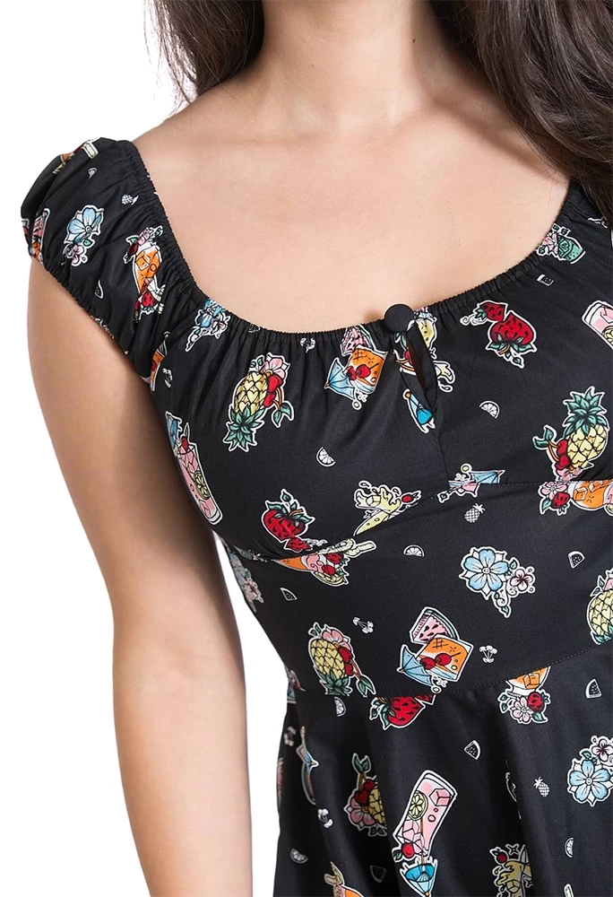 Cheap โ HELL BUNNY PINA COLADA ๐ DRESS Shop Sour+Plus โจ 8 HELL BUNNY PINA COLADA DRESS Shop Sour+Plus