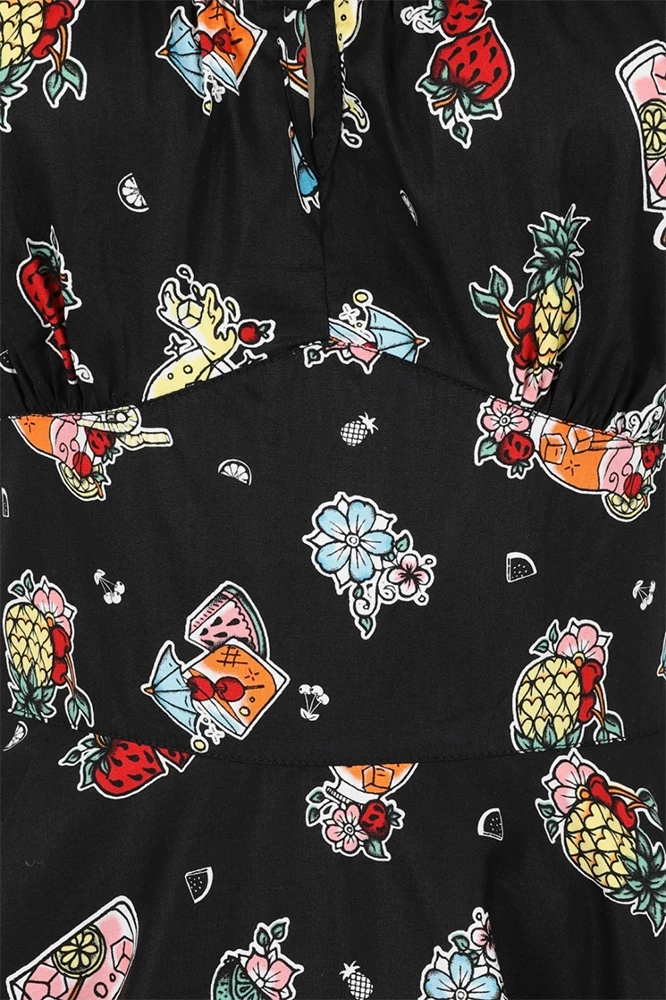 Cheap โ HELL BUNNY PINA COLADA ๐ DRESS Shop Sour+Plus โจ 6 HELL BUNNY PINA COLADA DRESS Shop Sour+Plus