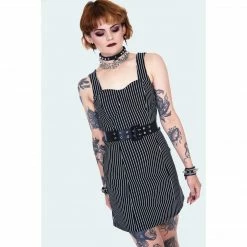 JAWBREAKER PINSTRIPE MINI SHIFT DRESS Apparel