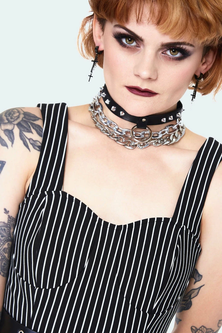 Best Sale ๐ JAWBREAKER PINSTRIPE MINI SHIFT ๐ DRESS Apparel ๐งจ 5 JAWBREAKER PINSTRIPE MINI SHIFT DRESS Apparel