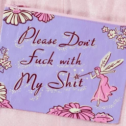 Blue Q DON'T F**K WITH MY S**T MAKE UP BAG