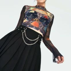 JAWBREAKER PLEATED SKIRT WITH STUDS Apparel