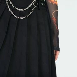 JAWBREAKER PLEATED SKIRT WITH STUDS Apparel