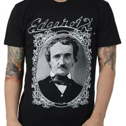Graphic Tees Apparel EDGAR ALLAN POE PORTRAIT T SHIRT